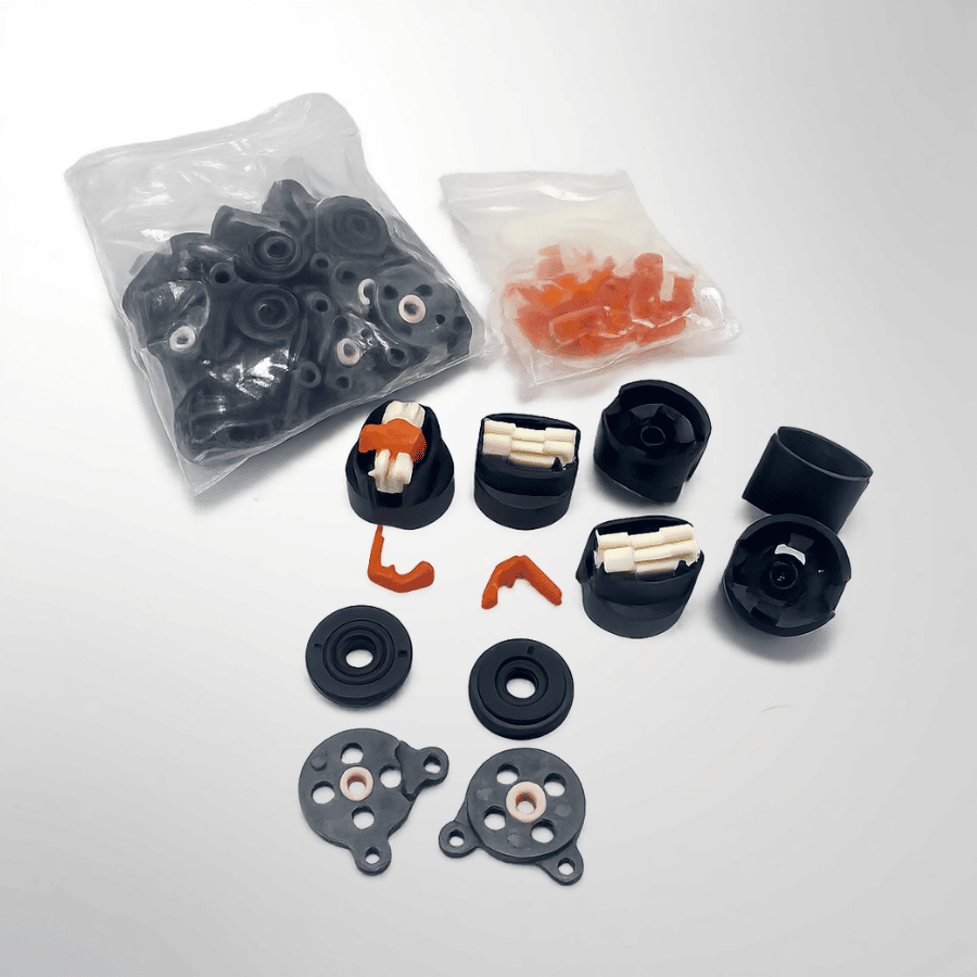 Plastic parts for air jet nozzle
