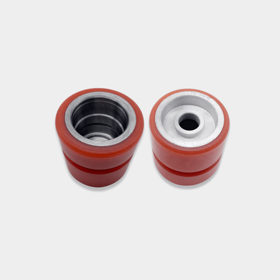 Circular Loom Red Shuttle Wheel