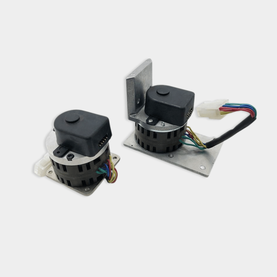 Motor with Aluminium Plate and Without Metal Plate