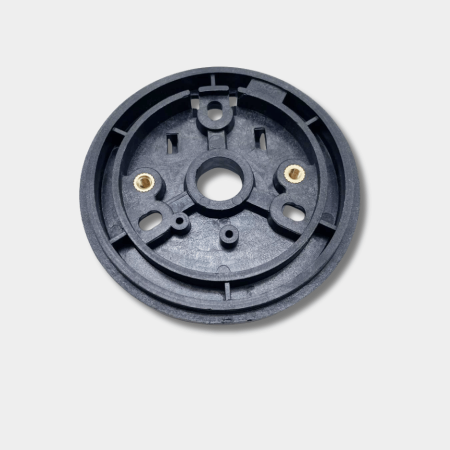 Black Round Mounting Plate